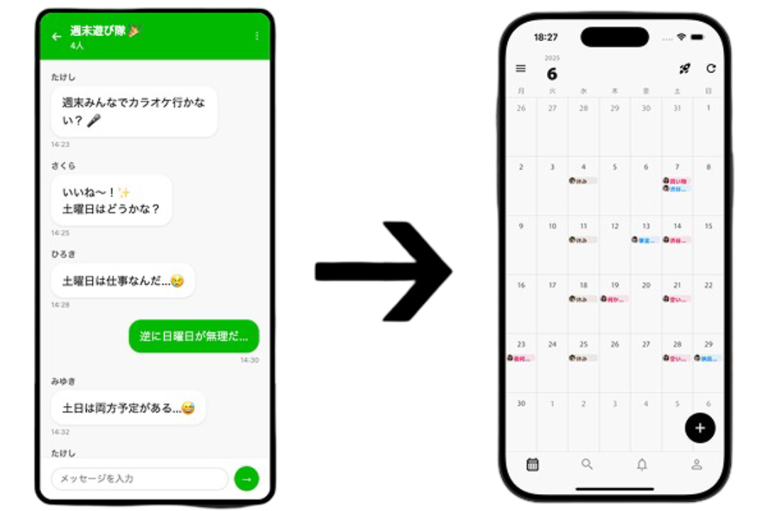 予定調整機能
